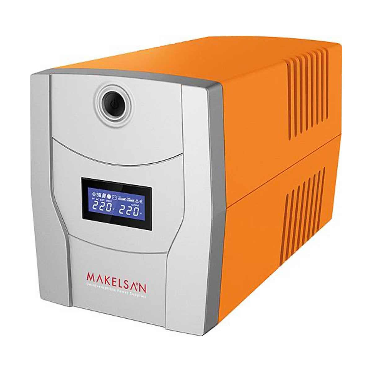 MAKELSAN LION 2200 VA LCD/USB (2x12V 9AH AKÜ) OFFLINE UPS 1