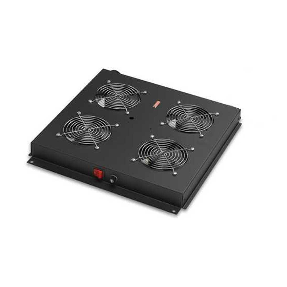 LANDE 4'LÜ FAN MODÜLÜ TERMOSTATLI FS SERİSİ SİYAH 1