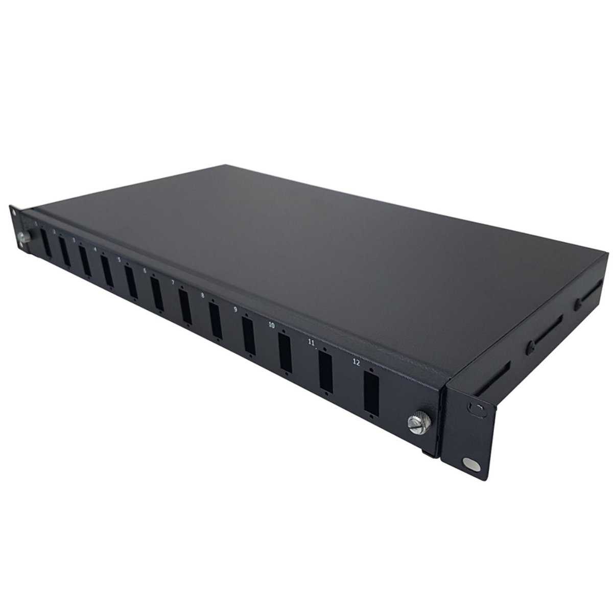 12 PORT SC DX F/O PATCH PANEL BOŞ (SİYAH) 1