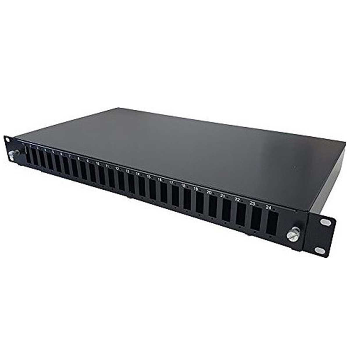 24 PORT SC DX F/O PATCH PANEL BOŞ (SİYAH) 1