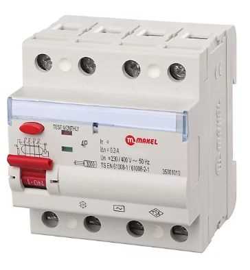 KAÇAK AKIM KORUMA ŞALTERİ 3KA, 100A, 4P, 30MA HAYA 1