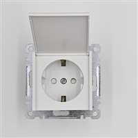 KAREA ÇOCUK KORUMALI KAPAKLI TOPRAKLI PRİZ MODÜL B 1