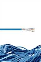 SL400 U23 LSZH Category 6 U/UTP 4x2x23AWG Mavi 1