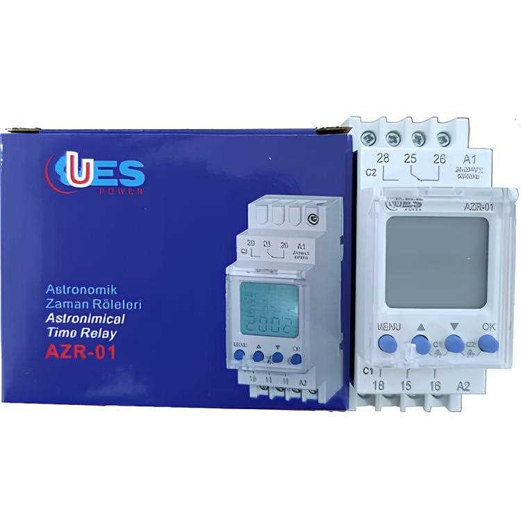 ASTRONOMİK ZAMAN ŞALTERİ 15 PROG. 2C/O 8A 10 YIL R 1