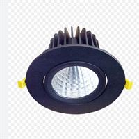 10W SIVA ALTI YUVARLAK DOWNLIGHT SİYAH 3000K 1