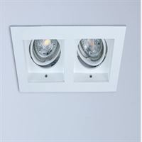 2X10W SIVA ALTI KARE DOWNLIGHT BEYAZ 3000K 1
