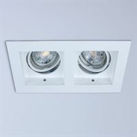 2X10W SIVA ALTI KARE DOWNLIGHT BEYAZ 6500K 1