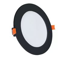 18W SIVA ALTI YUVARLAK DOWNLIGHT SİYAH 6500K 1