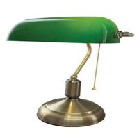 BANKER MASA LAMBASI YESIL CAM - ESKITME GOVDE E27 1