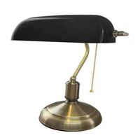 BANKER MASA LAMBASI SIYAH CAM - ESKITME GOVDE E27 1