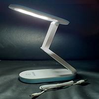 ŞARJLI DOKUNMATİK DİMLİ PEMBE GÖVDE  LED MASA LAMB 1