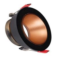 SİYAH YUVARLAK ÇERÇEVE / SANDY ROSE GOLD REFLEKTÖR 1