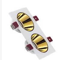 BEYAZ ÇİFT KARE ÇERÇEVE / GOLD REFLEKTÖR SIVA ALTI 1