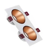 BEYAZ ÇİFT KARE ÇERÇEVE / SANDY ROSE GOLD REFLEKT 1