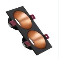 SİYAH ÇİFT KARE ÇERÇEVE / SANDY ROSE GOLD REFLEKTÖ 1