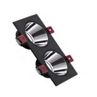 SİYAH ÇİFT KARE ÇERÇEVE / SİYAH KROM REFLEKTÖR SIV 1