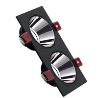 SİYAH ÇİFT KARE ÇERÇEVE / SİYAH KROM REFLEKTÖR SIV 1