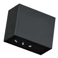 4W SİYAH 3000K LED DUVAR APLIGI 1