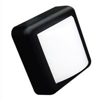 4W LED DUVAR APLİĞİ SİYAH 3000K IP44 1