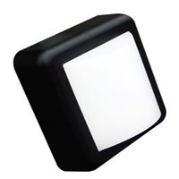 4W LED DUVAR APLİĞİ SİYAH 6500K IP44 1