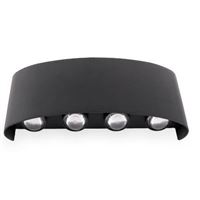 8*1W / SMD CHIP / SİYAH APLİK / 3000K / IP54 /SKD 1