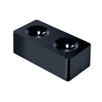 SIVA ÜSTÜ TAVAN ARMATÜRÜ 2*10W 6500K SİYAH 1