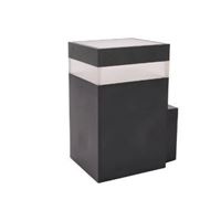 9W LED DUVAR ARMATÜRÜ / SİYAH / KARE / 6500-4000-3 1