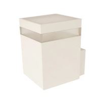 18W LED DUVAR ARMATÜRÜ / SİYAH / KARE / 6500-4000- 1