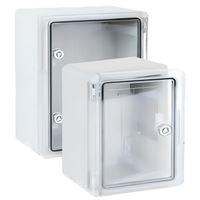 250x350x150 ABS PANO ŞEFFAF KAPAKLI SAC TABANLI 1