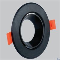 YUVARLAK GU10 DEKORATİF ARMATÜR SİYAH 1