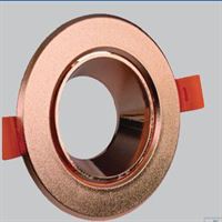 YUVARLAK GU10 DEKORATİF ARMATÜR BRONZ 1