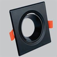 KARE GU10 DEKORATİF ARMATÜR SİYAH 1