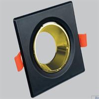 KARE GU10 DEKORATİF ARMATÜR SİYAH/GOLD 1