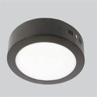 18W 1440 LMN SIVAÜSTÜ ARMATÜR SİYAH KASA YUVARLAK 1