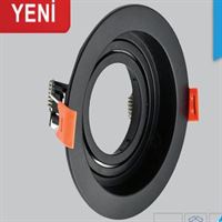 GU10 DEKORATİF ARMATÜR SİYAH 1