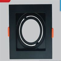 DEKORATİF ARMATÜR KARE SİYAH 1