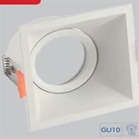 DEKORATİF ARMATÜR KARE BEYAZ 1