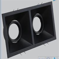 İKİLİ DEKORATİF ARMATÜR  SİYAH 1