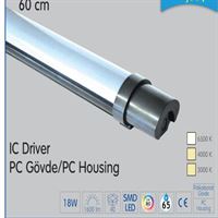 60CM LED ETANJ ARMATÜR ANTRASİT 1