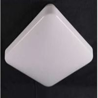 24W LEDLİ ARMATÜR KARE ŞİŞİRME PLASTİK CAM 6400K 1