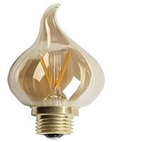 4W RUSTİK LED KIVRIK BUJI AMPUL(E14)(AMBER) 1