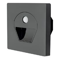 1W SENSÖRLÜ LEDLİ KORİDOR ARMATÜRÜ FÜME KASA (GÜNI 1