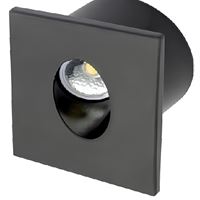 3W LEDLİ KORİDOR ARMATÜRÜ SİYAH KASA(GÜNIŞIĞI) 1