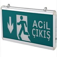 3W EXIT ÇIKIŞ ARMATÜRÜ LEDLİ 3 SAAT AKÜLÜ 1