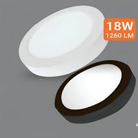 18W S.Ü YUVARLAK BEYAZ KASA BEYAZ IŞIK 1