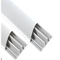 50 X 12 RENKLİ BALIKSIRTI KABLO KANALI  - GRİ 1