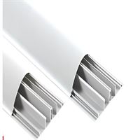 70 X 16 RENKLİ BALIKSIRTI KABLO KANALI - GRİ 1