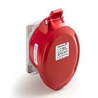 5x32A PLASTİK MAKİNE PRİZİ 10° EĞİK (FAMATEL) 1