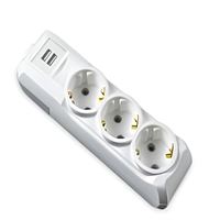 3' LÜ USB TOPRAKLI 3 MT KABLOLU GRUP PRİZ 1