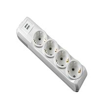 4' LÜ USB TOPRAKLI GRUP PRİZ 1